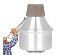 Amortisseur de son pour trompette | Sourdine d'entraînement pour trompette - Sourdine silencieuse en pour trompette en d'aluminium, accessoires de trompette légers, aide au silence pour