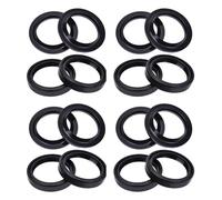 Amortisseur de Suspension de fourche avant 45x57x11, couvercle anti-poussière for joint d'huile, for FMX650 CBR900 CBR900RR Fireblade SC28(8xOil seal 8xcover)