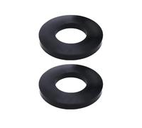 Amortisseur de suspension pneumatique Coussinet D'amortisseur Universel Bague Protection Caoutchouc Pour VW Pour Golf MK4 Pour Jetta Pour Bora Joint Capot Roulement Avant Supérieur(2pcs black)