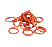 Amortisseur de tube, anneaux de silicone de 20pcs amortisseur de tube fit pour 12AX7 12AU7 12AT7 12BH7 EL84 (Orange)