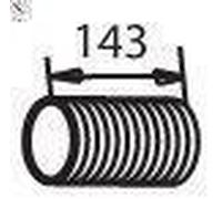 Amortisseur de vibration, systeme d'echappement DINEX 81728 pour FM9 9.364 2001-