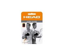 Amortisseur de vibrations de tennis HEAD Xtra Damp noir et blanc - lot de 2