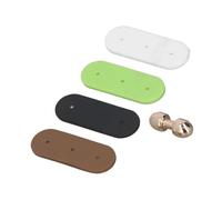 Amortisseur de vibrations en silicone pour raquettes de badminton - Noyaux métalliques - Réduit les impacts et les chocs - Précision des coups - Contrôle des engrenages de badminton
