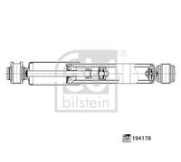 Amortisseur Essieu arrière gauche Bossage en haut 194178 FEBI BILSTEIN pour OPEL