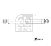 Amortisseur Essieu arrière gauche Bossage en haut 194213 FEBI BILSTEIN