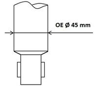 Amortisseur Essieu arrière Goujon en haut 349194 KYB pour FORD VOLVO