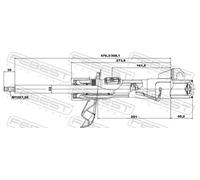 FEBEST 05665299FR Amortisseur