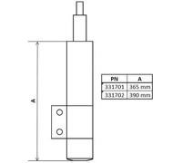 Amortisseur Essieu avant Goujon en haut 331702 KYB pour VW MERCEDES-BENZ