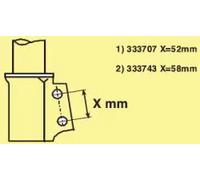 Amortisseur Essieu avant Goujon en haut 333743 KYB pour RENAULT THALIA II