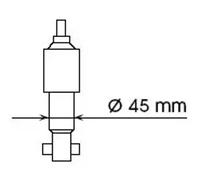 Amortisseur Essieu avant Goujon en haut 344200 KYB pour NISSAN FORD