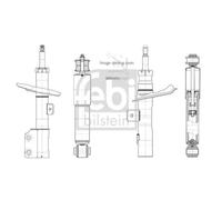 Amortisseur Febi Bilstein 1002584 pour Nissan Essieu Avant Gauche