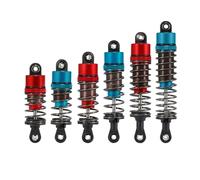 Amortisseur fileté rempli d'huile 52-120mm pour 1/10 RC Truggy Buggy sur route Touring Drift Cars LC Racing Absima pièces de mise à niveau 4pcs 70mm red