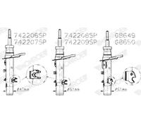 MONROE - Amortisseur 742207SP (Vendu à l'unité) - Réf. MON742207SP