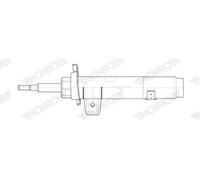 Amortisseur Goujon en haut D0037L MONROE pour BMW X1