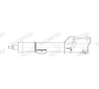 Amortisseur Goujon en haut G8822 MONROE pour MERCEDES-BENZ VITO Tourer CLASSE V