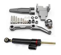 Amortisseur Kit De Stabilisateur D'amortissement Direction pour Moto pour Yamaha MT09 Tracer FJ09 2016-2020 Support Fixation en Aluminium pour Amortisseur Stabilisateur De Direction(Couleur 4)