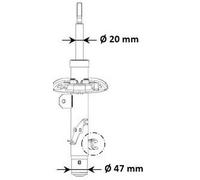 Amortisseur KYB 3348099 Pour CITROËN