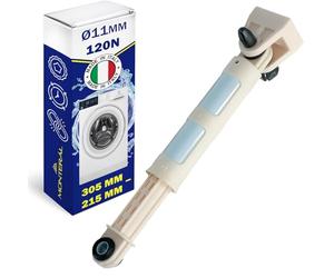 Amortisseur Machine a Laver avec Support 120N Ø11mm Longueur 305 mm - 215 mm Code Original 49043541 41017168 + 41017172 pour Candy pour Hoover - MADE IN ITALY - Garantie de 10 Ans - MONTERAL