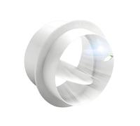 Amortisseur manuel du cortège pour les conduits HVAC Système de ventilation du ventilateur d'extracteur Contrôle de l'air non retour blanc 160mm