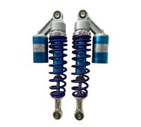 Amortisseur Moto Amortisseur arrière universel pour moto, 2 pièces, 12,5 pouces, 320 mm, suspension pour scooter, quad, bleu et argent