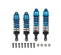 Amortisseur Moto Amortisseur Avant Et Arrière En Aluminium Assemblé Pour 1/10 Traxxas Slash 4 X 4WD 2WD Rustler VXL Stampede RC Car Upgrade Part(SKY BLUE)