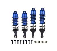 Amortisseur Moto Amortisseur Avant Et Arrière En Aluminium Assemblé Pour 1/10 Traxxas Slash 4 X 4WD 2WD Rustler VXL Stampede RC Car Upgrade Part(Navy Blue)