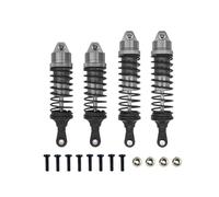 Amortisseur Moto Amortisseur Avant Et Arrière En Aluminium Assemblé Pour 1/10 Traxxas Slash 4 X 4WD 2WD Rustler VXL Stampede RC Car Upgrade Part(Dark Grey)