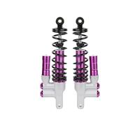 Amortisseur Moto Pour Nmax Pour Xmax Aerox Gtr125 Pcx125 150 RSZ Niu N1S N7 300mm 320mm Moto Scooter Inverse Amortisseur Arrière Universel(320 silver purple Fork eye)