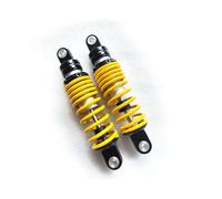 Amortisseur Moto Pour Scooter NIU Dirt Pocket Bike Quad Pitbike Moto 245 250 265mm Amortisseur Suspension Arrière Rond Hydraulique Huile GAZ Ajuster(270mm yellow)