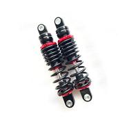 Amortisseur Moto Pour Scooter NIU Dirt Pocket Bike Quad Pitbike Moto 245 250 265mm Amortisseur Suspension Arrière Rond Hydraulique Huile GAZ Ajuster(245mm red and black)