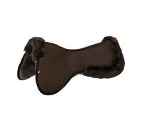 Amortisseur pour cheval avec peau de mouton complète Acavallo Close Contact Memory Rouge L/Peau de mouton couleur Blanc