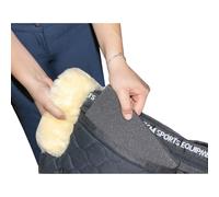 HKM Sports Equipment 68252 Correction Pad de peau de mouton, naturel
