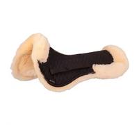 Amortisseur pour cheval en peau de mouton BR Equitation Noir Full