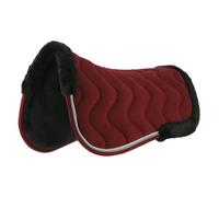 Equithème Protection dorsale Jump Pro Amortisseur de dos bordeaux-blanc