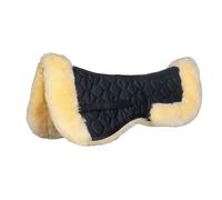 Amortisseur pour cheval mouton maille 3D véritable HKM Noir TU