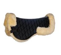 Amortisseur pour cheval mouton véritable HKM Noir TU