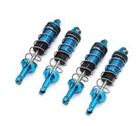 Amortisseur RC Compatible avec SCY 16101 16102 16103 1/16 Pièces De Mise À Niveau pour Voitures Télécommandées Accessoires De Rechange 4 Amortisseurs À Huile en Métal