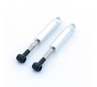 Amortisseur RC Compatible avec Tamiya pour Scania 770S R620 pour Volvo pour Benz TGX 1/14 Pièces De Camion Radiocommandé 2 Amortisseurs Métalliques pour Suspension À Ressort(Silver)