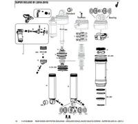 Rockshox Super Deluxe A1 2017+ Piston Kit Noir
