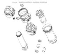 Amortisseur Rockshox Kit Reducteur Volume/Token Sidluxe 2021 Noir