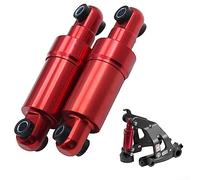 Amortisseur - Roues arrière hydrauliques pour scooter électrique - Trou d'amortisseur de 8 mm pour KUGOO M4 Pro (rouge)