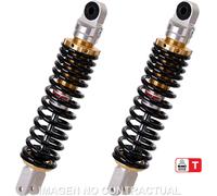 Amortisseur série E302 stéréo arrière adaptable sur Honda SES 125/150 Dylan, SH 125-250, SYM HD200 TE302-300T-01AL-38