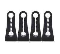 Amortisseur sonore de verrouillage de porte, for Toyota, for corolla E140 E150 E170 E180 E210 2021 2022, butée de cliquetis, insonorisée, for sourds(Black)