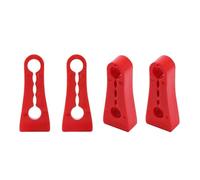 Amortisseur sonore de verrouillage de porte, for Toyota, for corolla E140 E150 E170 E180 E210 2021 2022, butée de cliquetis, insonorisée, for sourds(RED)