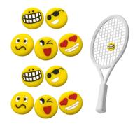 Amortisseur Tennis Raquette,Biluer 10PCS Amortisseur Tennis de Vibration de la Raquette Accessoire de pour Les Joueurs(10Modèles) (B)