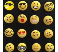 Amortisseur Tennis Raquette,Biluer 16PCS Amortisseur Tennis de Vibration de la Raquette Accessoire de pour Les Joueurs(16 Modèles)