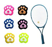 Amortisseur Tennis Raquette,Biluer 6 PCS Amortisseur Amortisseur de Vibration de la Raquette Accessoire de Tennis pour Les Joueurs (C)