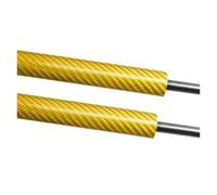 Amortisseur Vérins Capot Avant Piston Modification Automatique Support Levage Amortisseur Bras Tige D'hélice Pour Citroen C5 Pour Aircross 2017-2022 Supports(Carbo Fiber Yellow)