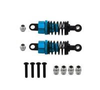 Amortisseur Voiture RC Compatible avec Tamiya pour TT-01 pour TT01 pour TT-02 pour TT02 1/10 RC Car Upgrade Parts 2Pcs Amortisseurs en Alliage D'aluminium Ensemble D'amortisseurs(Blue)