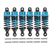 Amortisseur Voiture RC pour Tamiya 1/18 Rc Pièces D'accessoires De Remplacement Modification Mise À Niveau Voiture 6pcs Amortisseurs Chocs D'huile en Métal(Blue)